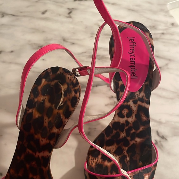 Jeffery Campbell Angelic cheetah Animal print heels 8.5 Y2k Mean girls 💋 - Picture 5 of 5